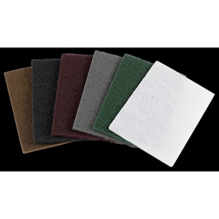 Tryolit Abrasives TYROLIT 6" X 9" Aluminum Oxide Non-Woven Sanding Hand Pad Hand Pad, Fine, Maroon 120772